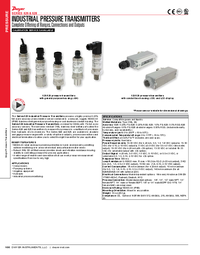 Thumbnail of document Brochure - 626 / 628 Industrial Pressure Transmitter
